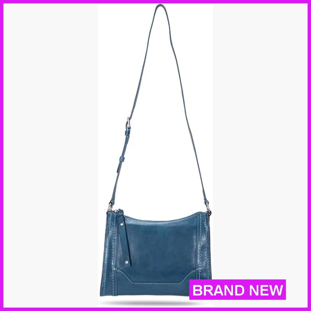 Leather Crossbody Bag Adjustable Strap Multiple Pockets Chic Everyday Essential